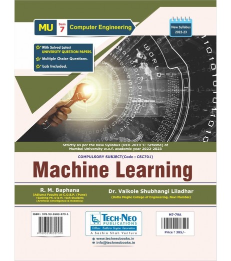 Machine Learning  Sem 7 Computer Engineering Techneo Publication | Mumbai University
